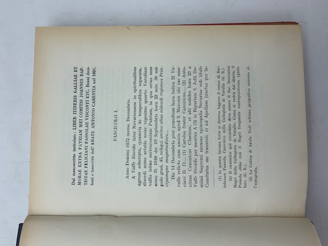 Il Liber Itineris Galliae di Giovanni Battista Feliciano Fassola